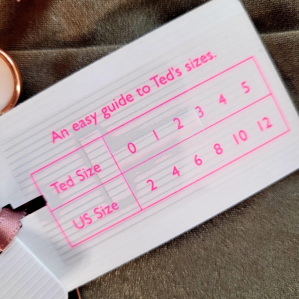 NWT Ted Baker Pointelle Deep V Plunge One Piece Swimsuit Khaki Green 8 - Picture 12 of 12